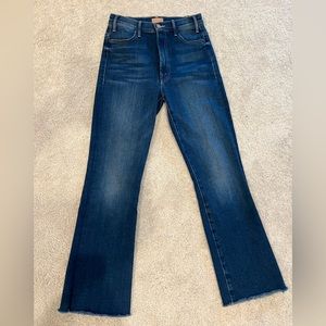 MOTHER denim-NEW NEVER WORN! Style: hustler ankle fray in Balls of Yarn